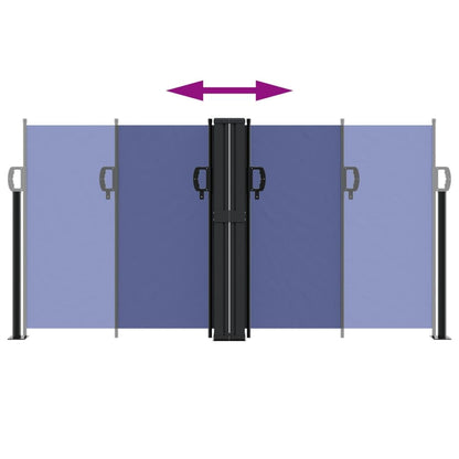 Vidaxl Toldo Lateral Retráctil Azul 120x600 Cm_4