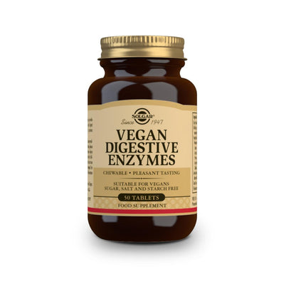 Vegan Enzimas Digestivas, 50 comprimidos masticables