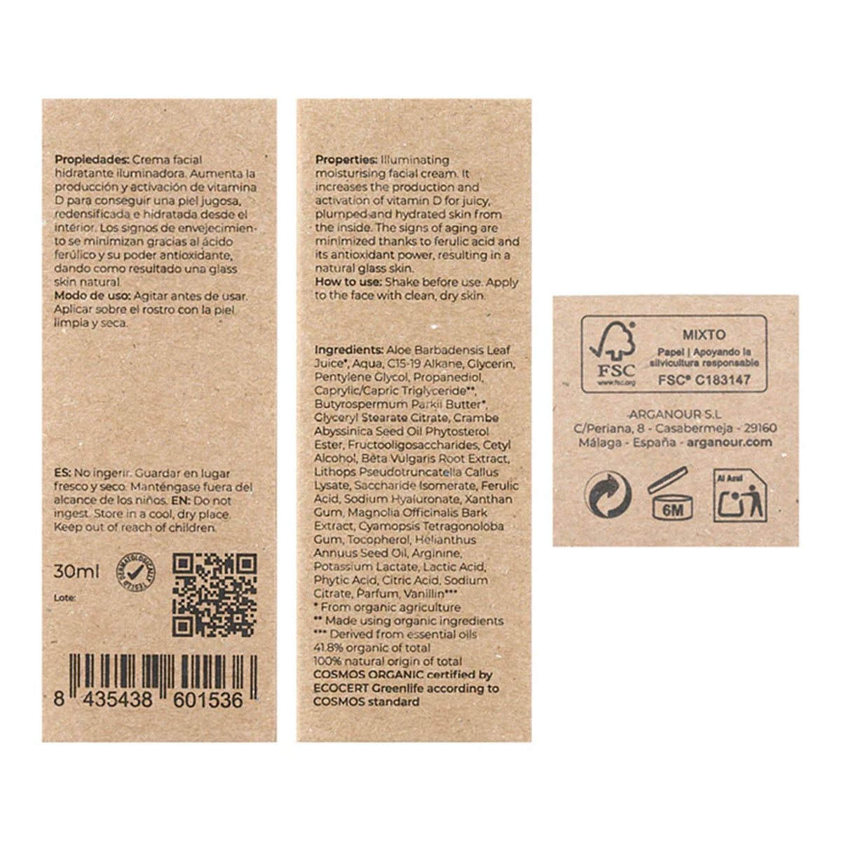 D-Glow Crema facial iluminadora 30 ml