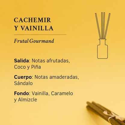 Ambientador Mikado Cachemir y Vainilla SYS Aromas 100 ml | Colección 1991 | Aroma Dulce y Cálido | Reconfortante_4
