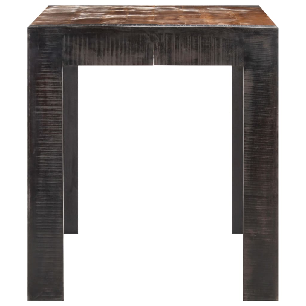 Mesa De Comedor De Madera Maciza De Mango Rugosa 140x70x76 Cm_1