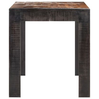 Mesa De Comedor De Madera Maciza De Mango Rugosa 140x70x76 Cm_1