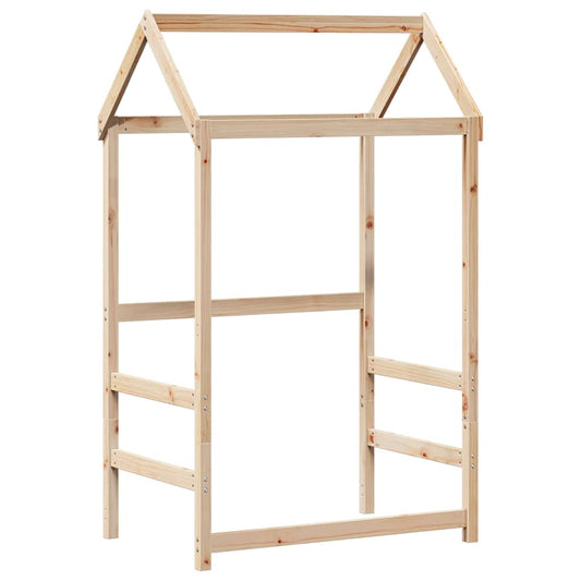Techo De Cama Infantil Madera Maciza Pino 118x70x176,5 Cm_0