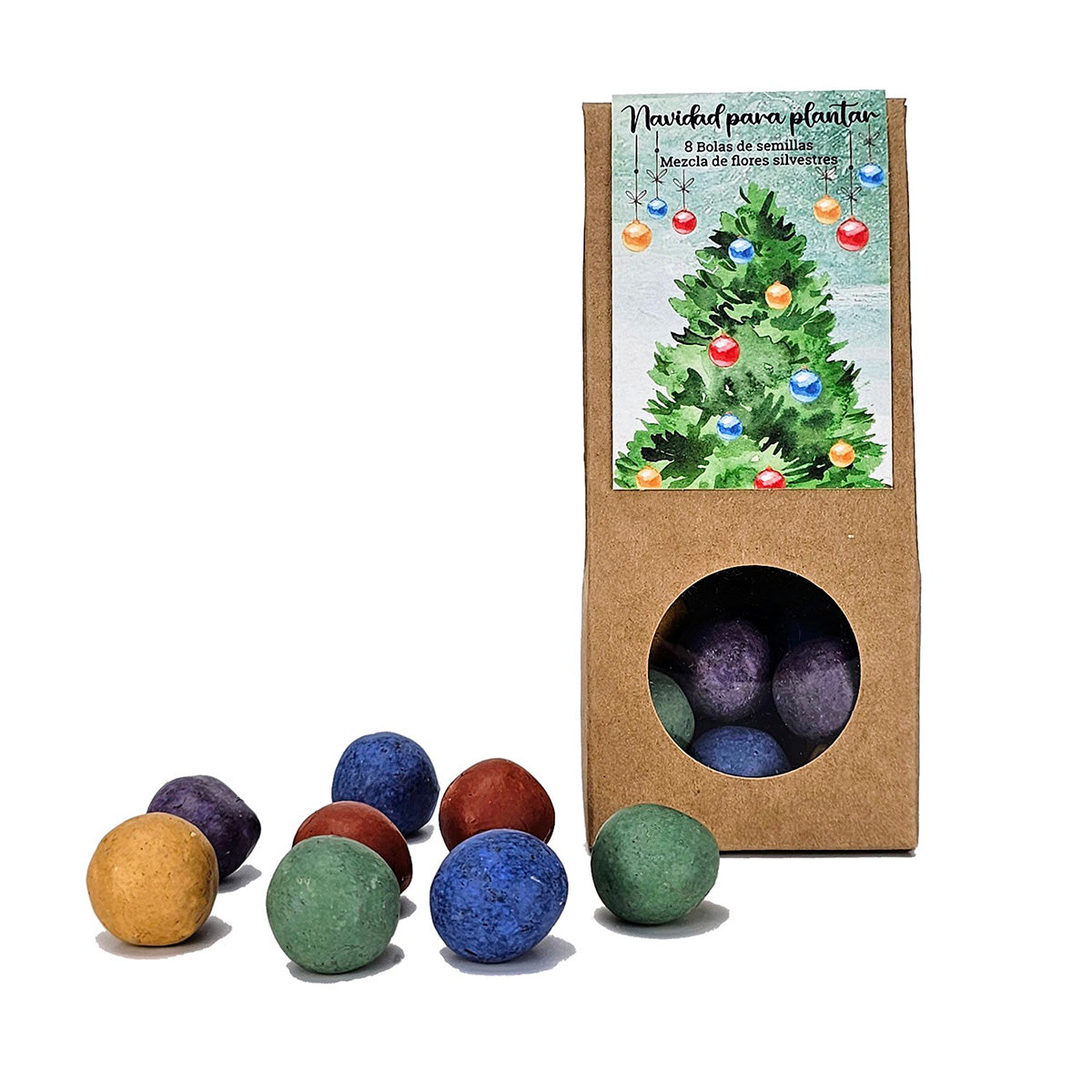 Bolas de Semillas de Navidad para Plantar Ideal Regalos, Garden Pocket