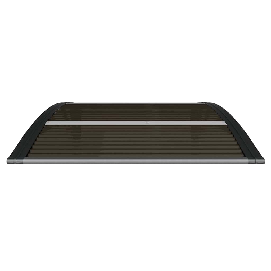 Marquesina Para Puerta De Policarbonato Negra, 100 X 75 Cm_3