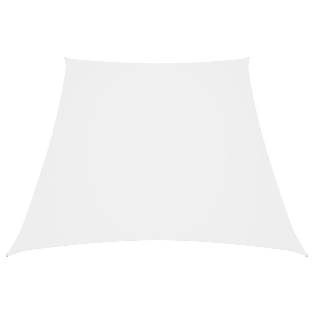 Vidaxl Toldo De Vela Tela Oxford Trapecio Blanco 2/4x3 M_0