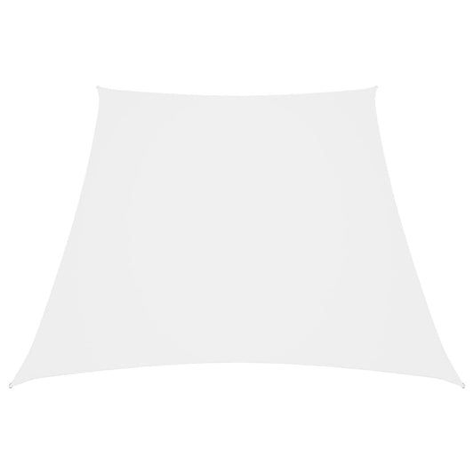 Vidaxl Toldo De Vela Tela Oxford Trapecio Blanco 2/4x3 M_0