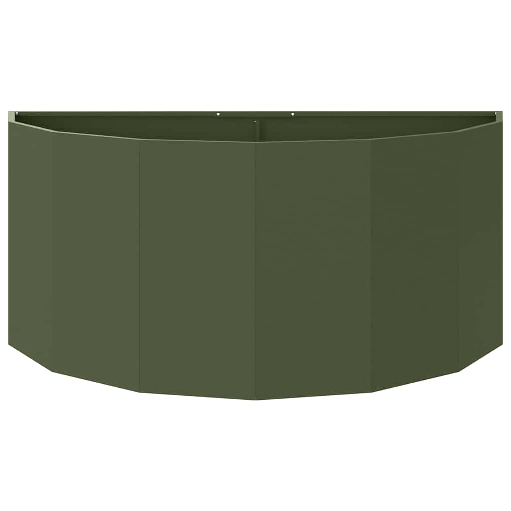 Jardinera Verde Oliva 120 X 60 X 50 Cm Acero_4