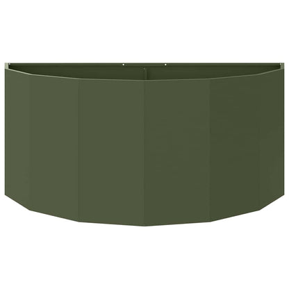 Jardinera Verde Oliva 120 X 60 X 50 Cm Acero_4