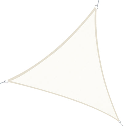 Outsunny Toldo Vela Sombrilla Parasol Triangulo Tejido De Poliester 160g/m2_0