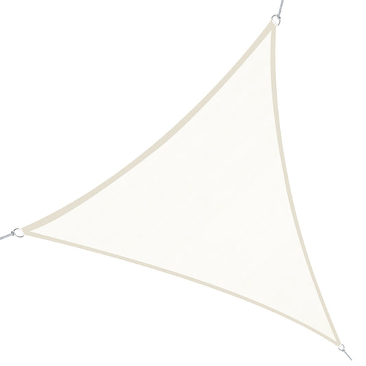 Outsunny Toldo Vela Sombrilla Parasol Triangulo Tejido De Poliester 160g/m2_0