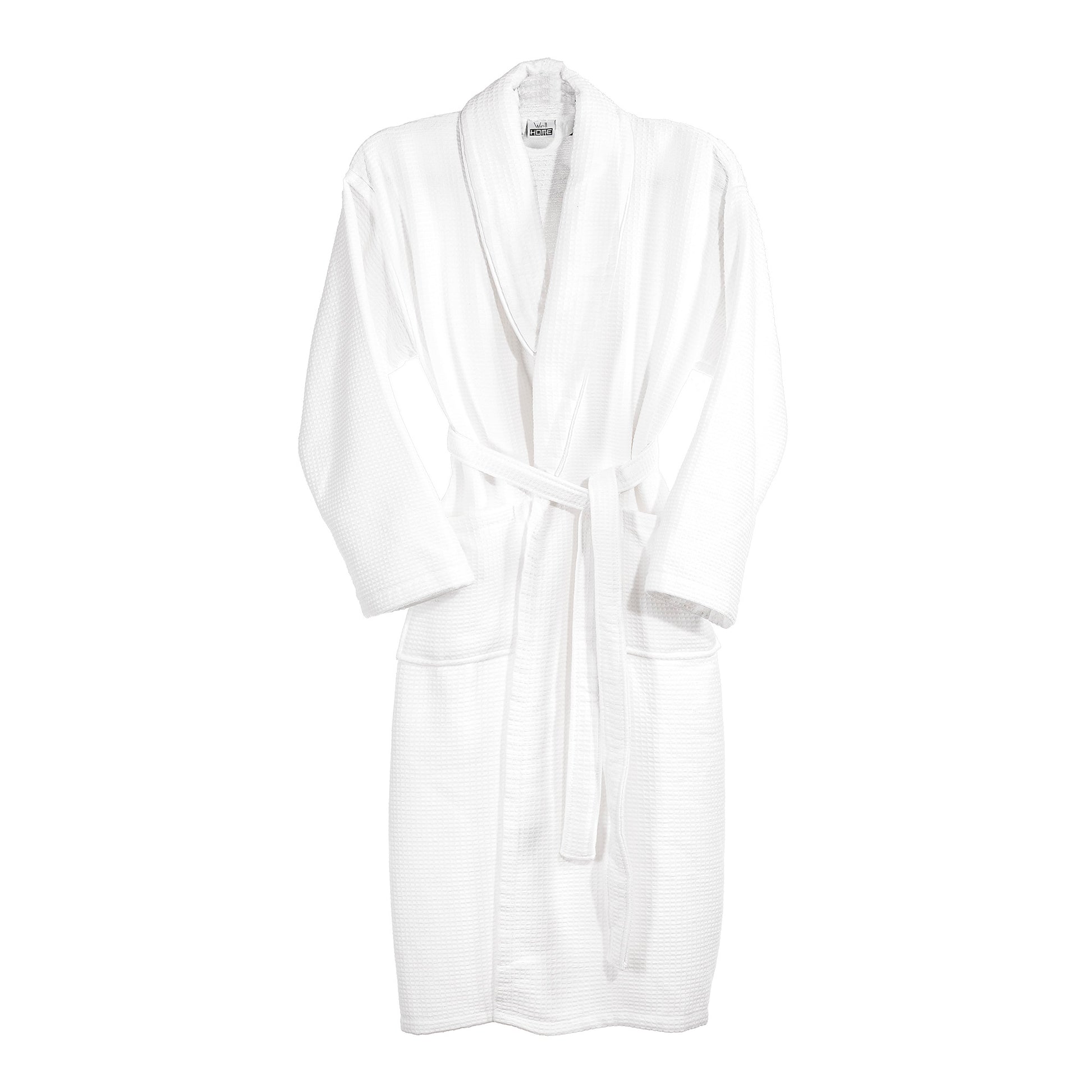 Albornoz L/xl 360 Gr/m2 Nido De Abeja 100% Algodón Blanco_0