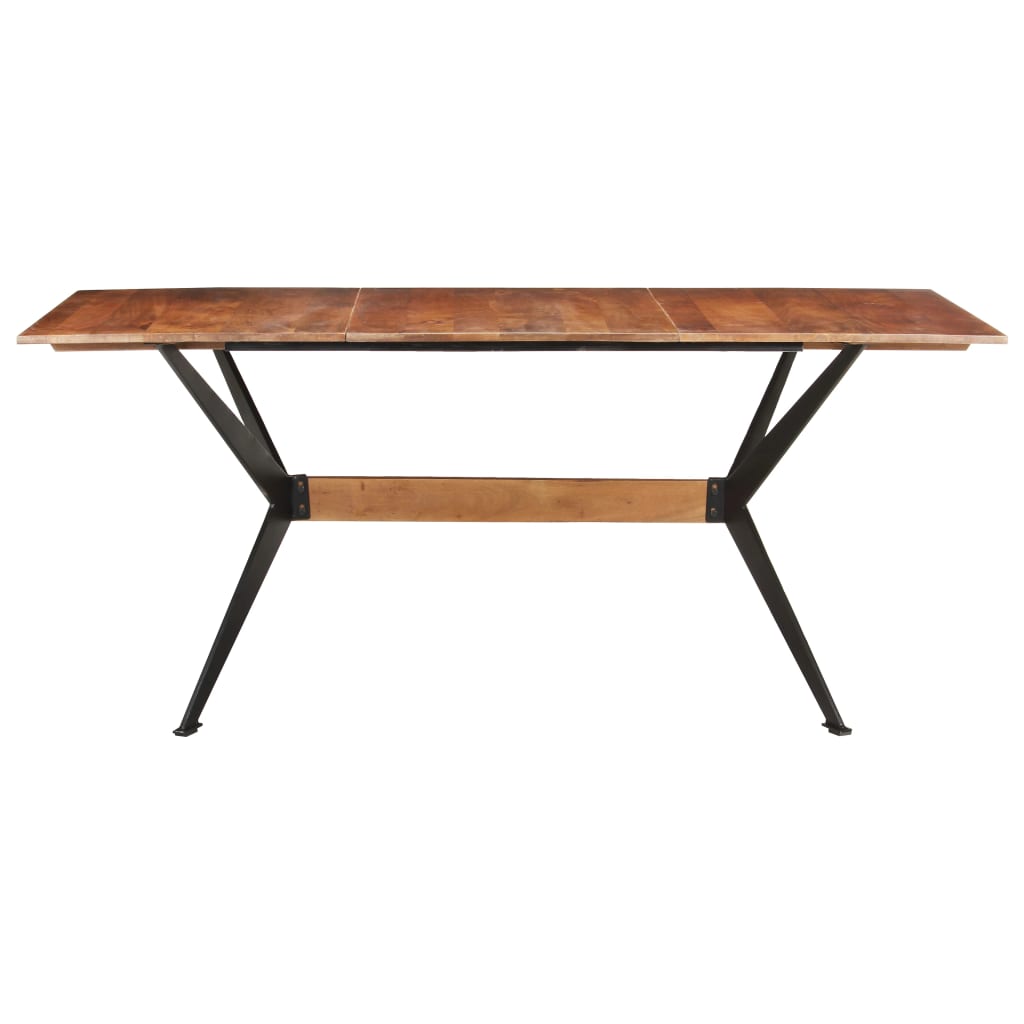 Mesa De Comedor De Madera Maciza De Mango 180x90x76 Cm_0