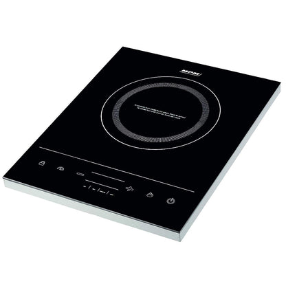 Placa Vitrocerámica Inducción Portátil, 10 Niveles Potencia, Temporizador, Programable, Control Táctil Mpm Mke-06 Negro