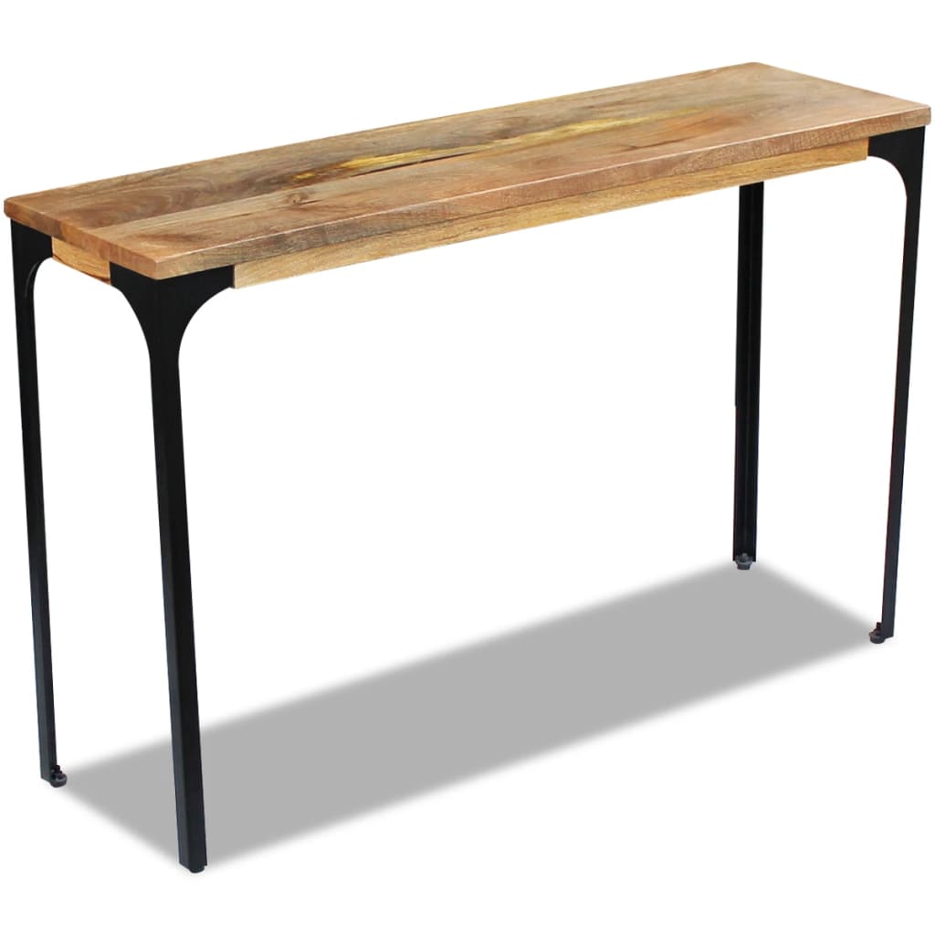 Mesa Consola Madera De Mango 120x35x76 Cm_3