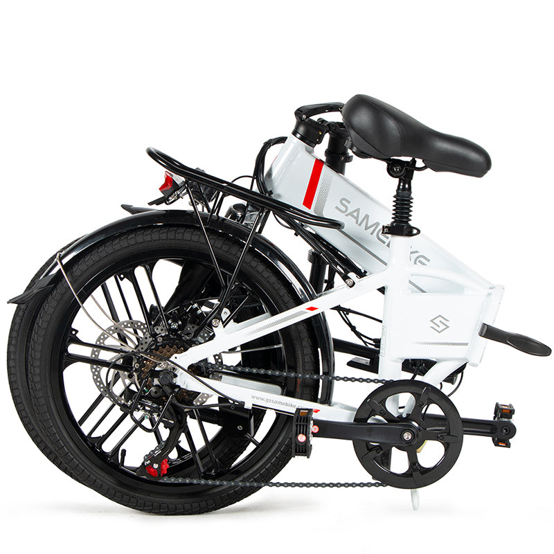 Bicicleta Eléctrica Plegable Samebike 20lvxd30-ii 350w-48v-10,4ah (499wh) - Rueda 20 Color Blanco_1