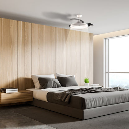 Cecotec Ventilador De Techo Con Luz Ventilador De Techo Energysilence Aero 4280 Invisible White_3