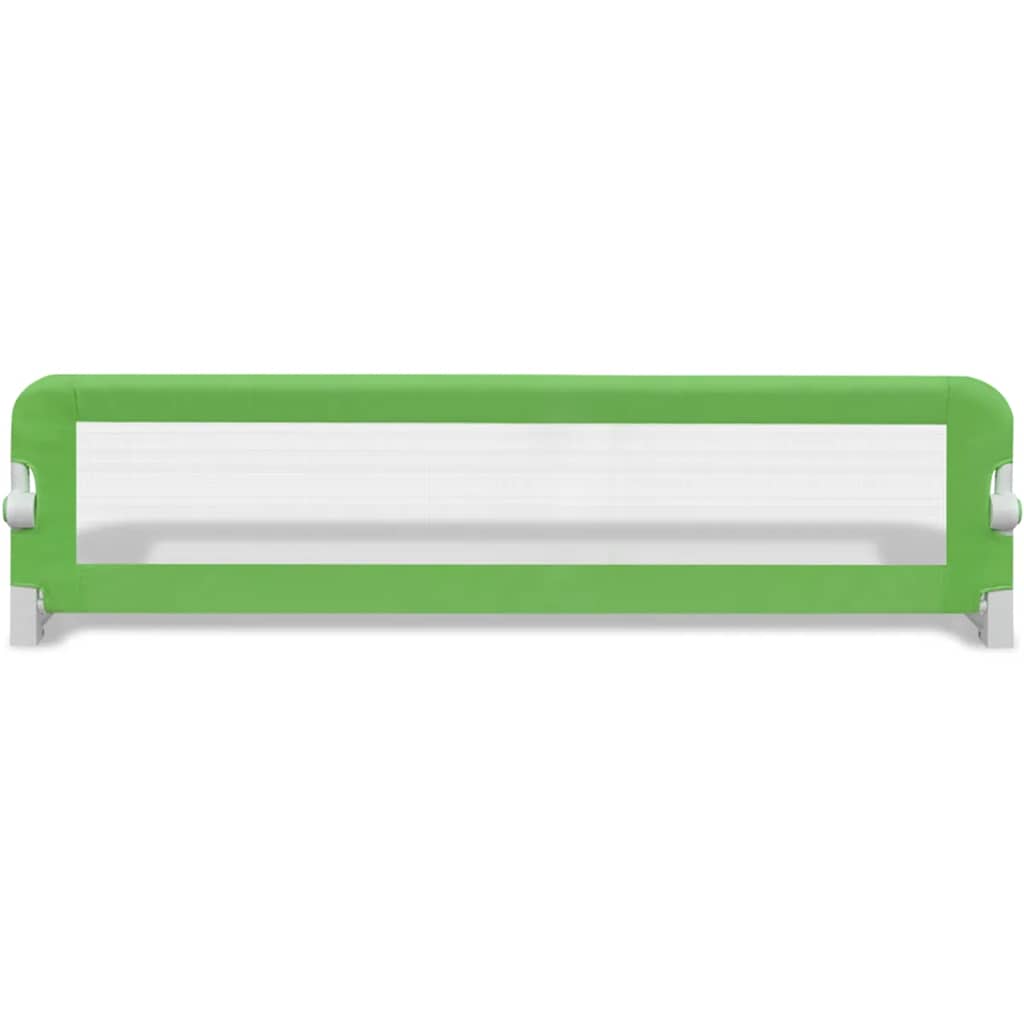 Barandilla De Seguridad Cama De Niño 2 Uds Verde 150x42 Cm_3