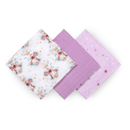 Babyono Pack 3 Muselinas Natural Bambú Organico 70x70 Cm | Suavidad Superior Que Respeta La Piel De Tu Bebé_2
