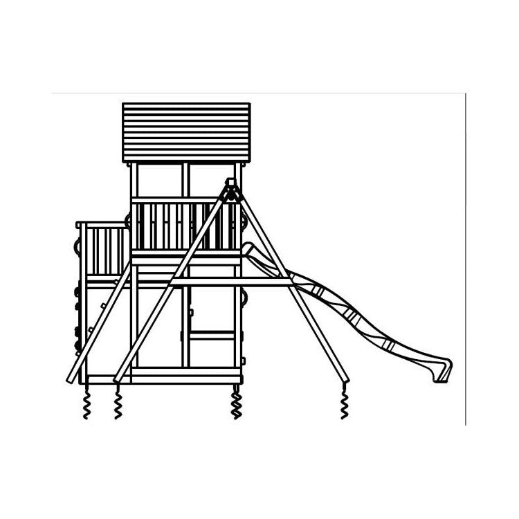 Parque Infantil Masgames Penthouse Xl Con Columpio Individual._4