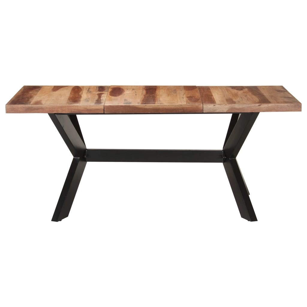 Mesa De Comedor De Madera Acacia Acabado Miel 180x90x75 Cm_0