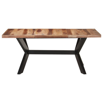 Mesa De Comedor De Madera Acacia Acabado Miel 180x90x75 Cm_0