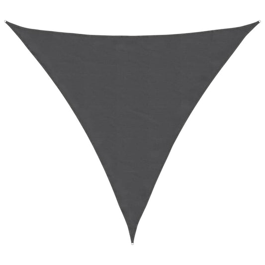 Vidaxl Toldo Vela Triangular Tela Oxford Gris Antracita 3,6x3,6x3,6 M_0