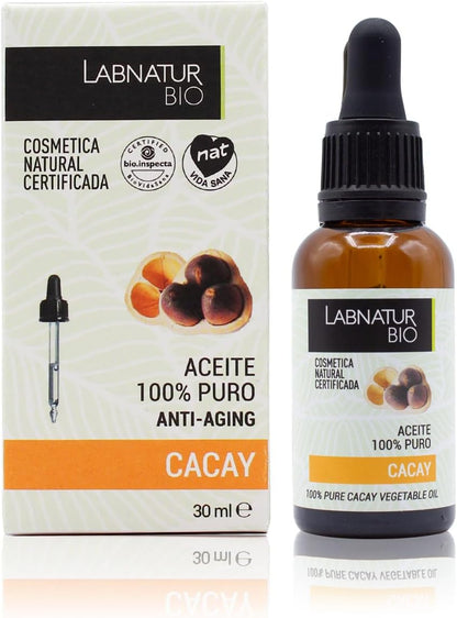 Retinol Natural Labnatur BIO 30ml | Aceite de Cacay 100% Puro Certificado y Vitamina E | Regenerador Anti-Age Sérum_4