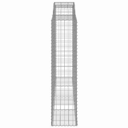 Cestas De Gaviones 12 Uds Forma De Arco Hierro 300x50x200/220cm_4