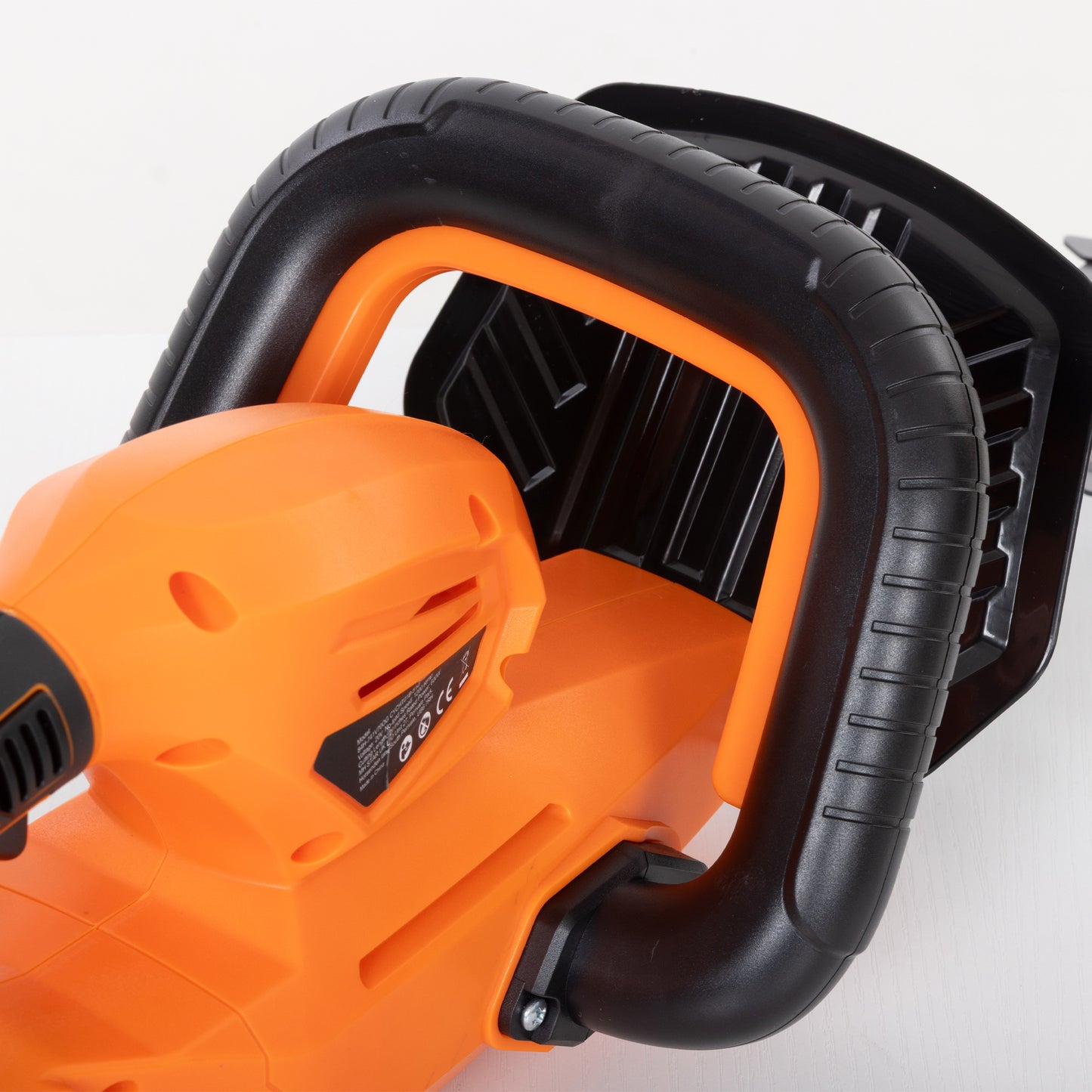 Outsunny Cortasetos Eléctrico Con Batería De 2000mah Y Cuchilla De 51 Cm Naranja_3