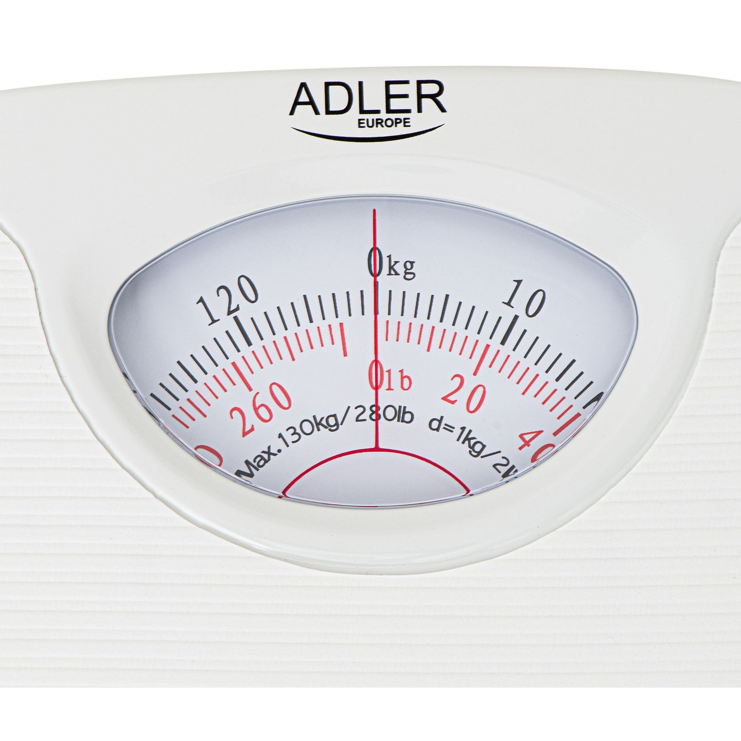 Báscula Analógica De Baño, Precisión, Mecánica, Medición Hasta 130 Kg, Sin Pilas, Fácil Uso Adler Ad8151w Blanco_4