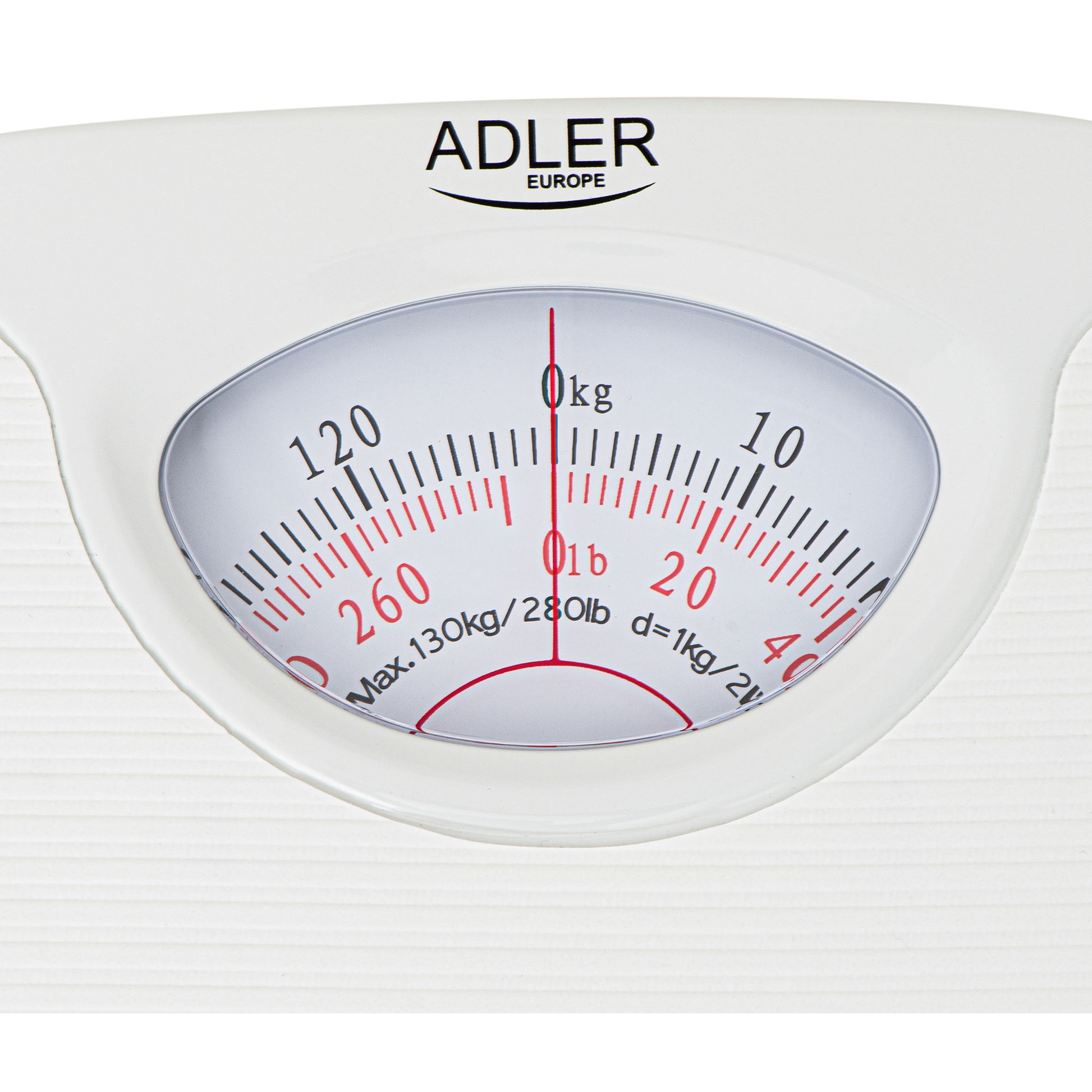 Báscula Analógica De Baño, Precisión, Mecánica, Medición Hasta 130 Kg, Sin Pilas, Fácil Uso Adler Ad8151w Blanco_4