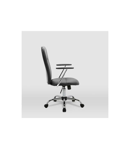 Silla De Oficina Magali Acabado Negro. Alto: 98.5/107.5cm Ancho: 56cm Fondo: 59cm._2