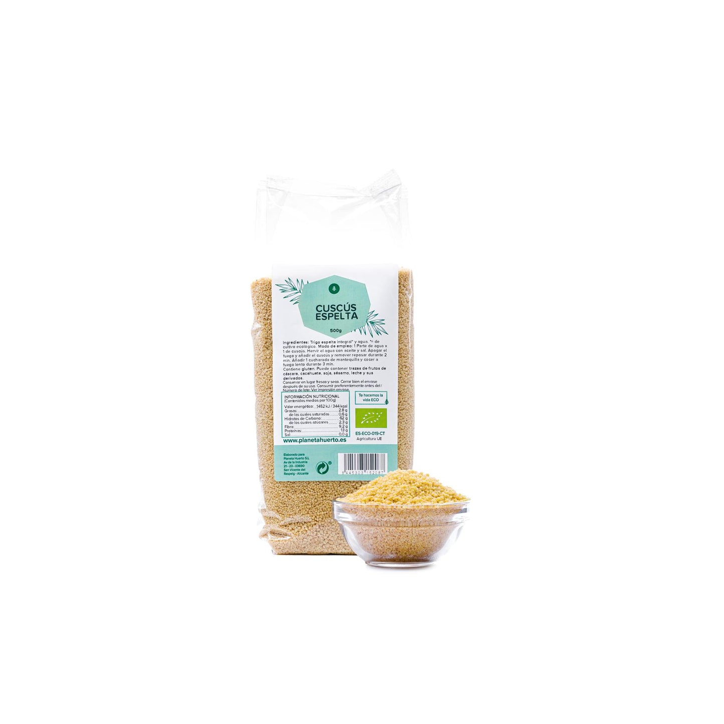 Cuscús de espelta ECO Planeta Huerto 500 g