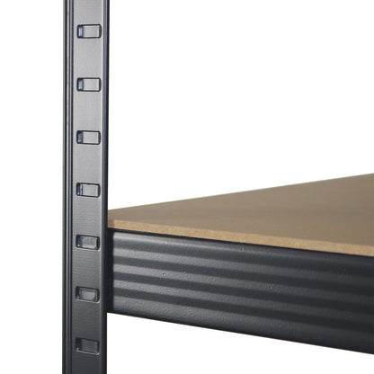 Pack 2 Estanterías Modulares Con 5 Baldas Ajustables 180x120x60cm 1250kg O91_4