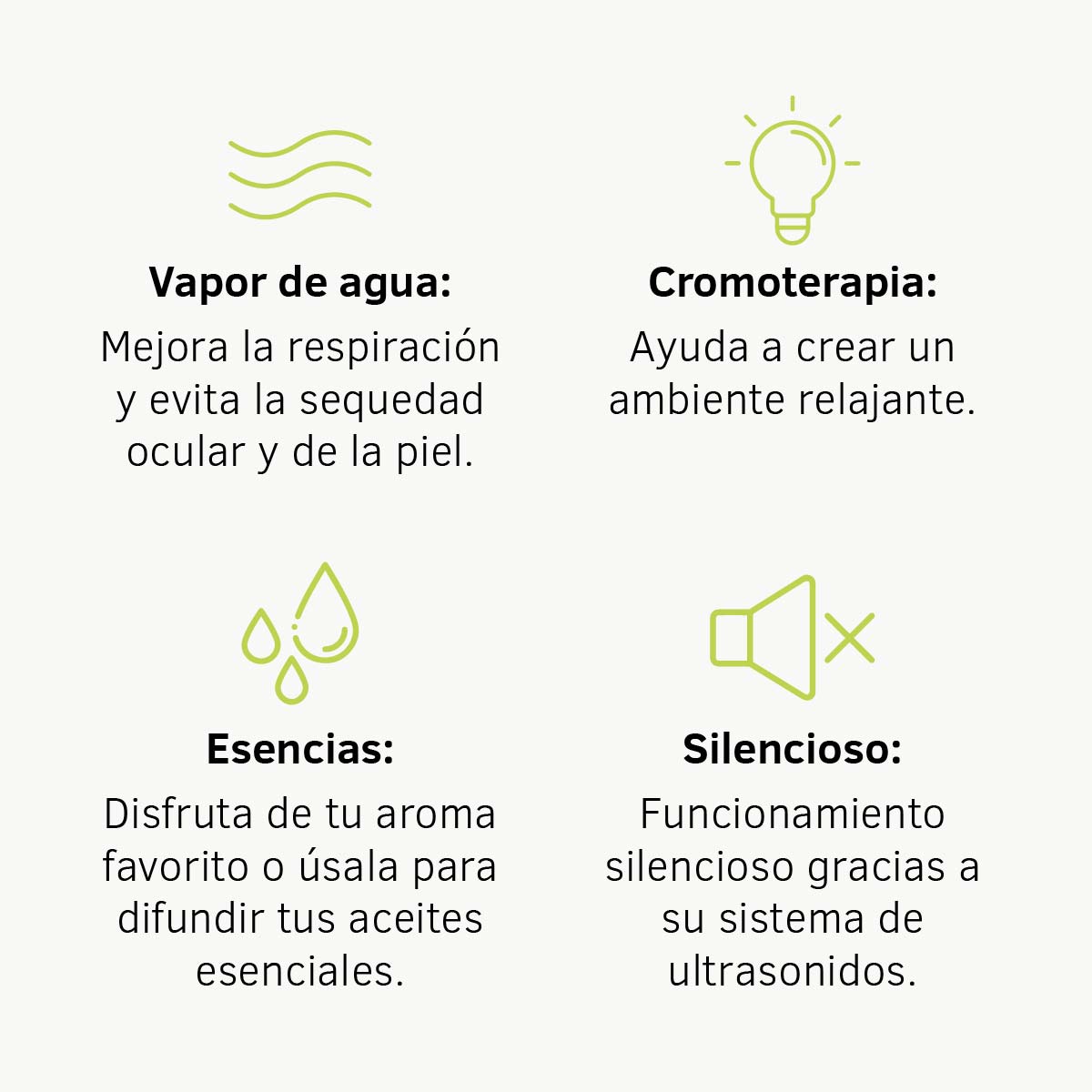 Humidificador Ultrasónico Cosmos SYS Aromas 100 ml | Brumizador Compacto con Luz LED | Esencias y Aceites Esenciales_2