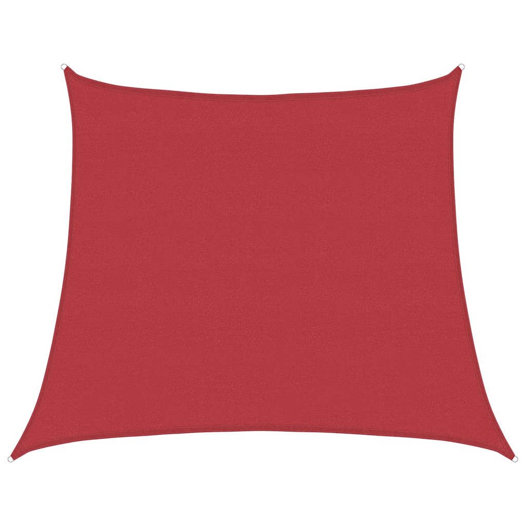 Vidaxl Toldo De Vela Rojo Hdpe 160 G/m² 4/5x4 M_0