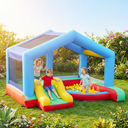 Aiyaplay Castillo Hinchable Para Niños Con Soplador_1