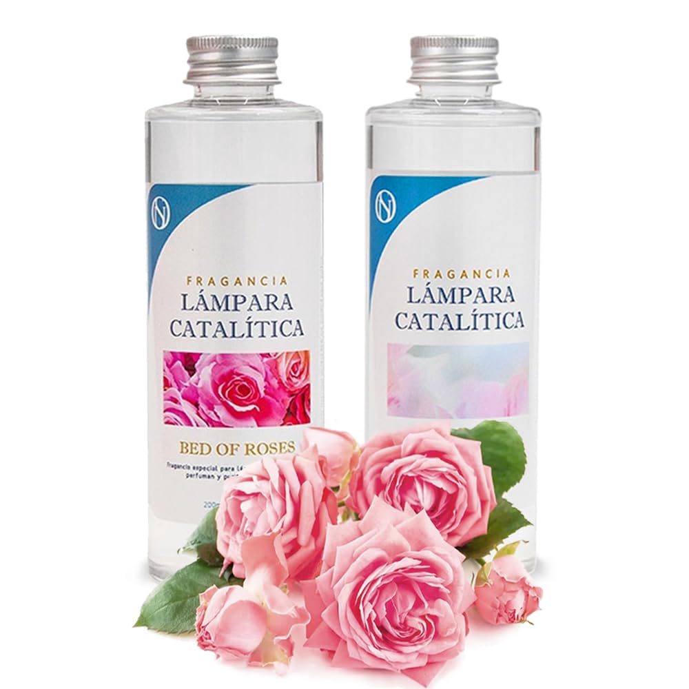 Pack Ahorro 2x Fragancia Lámpara Catalítica: 1 Aroma Bed Of Roses 500ml + Limpiador Neutro 200ml_0