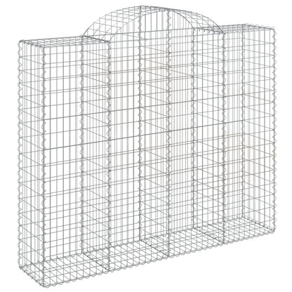 Cestas De Gaviones 3 Uds Forma De Arco Hierro 200x50x160/180 Cm_2