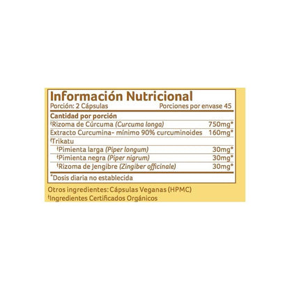 Turmeric Formula Organic India 90 caps