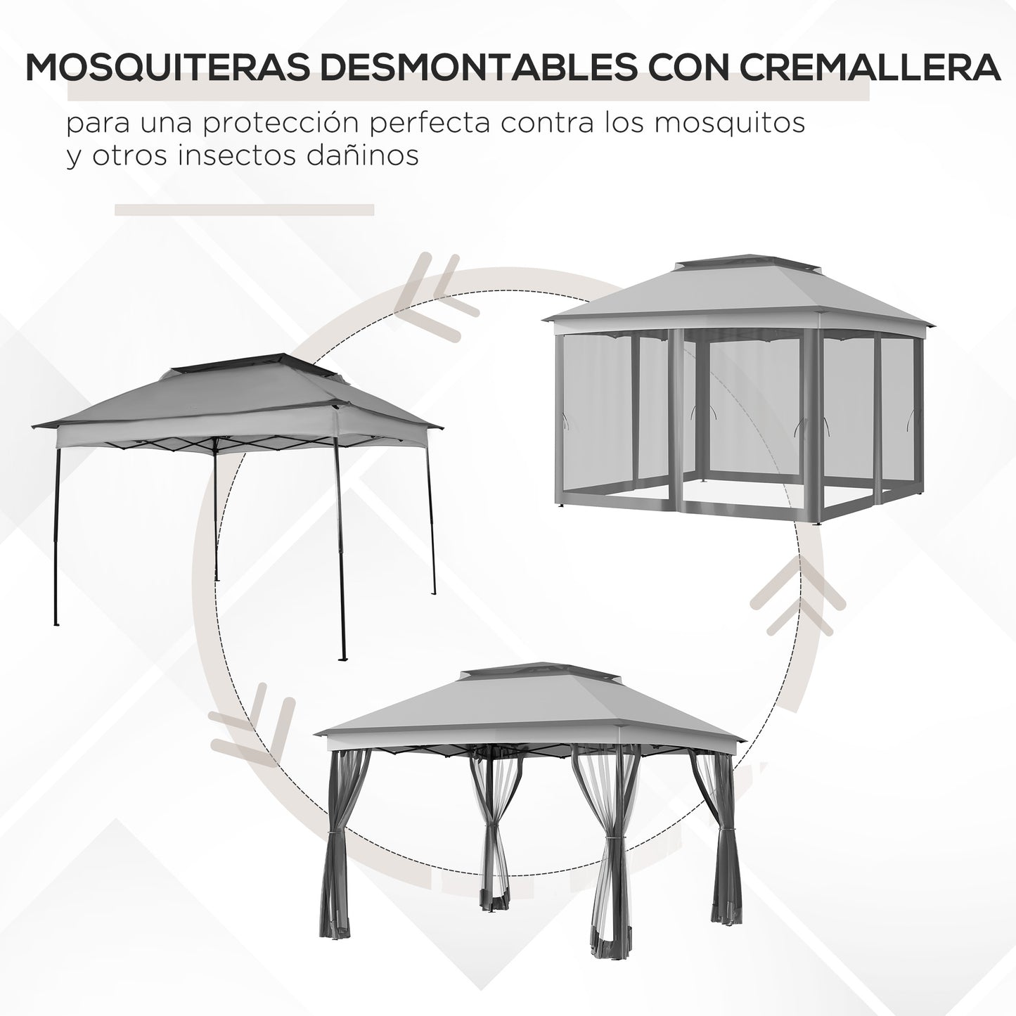 Outsunny Carpa Plegable Gazebo 3_3