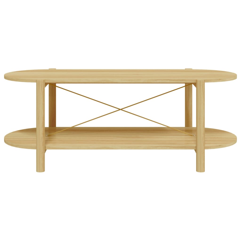 Mesa De Centro Madera Contrachapada 110x48x40 Cm_3