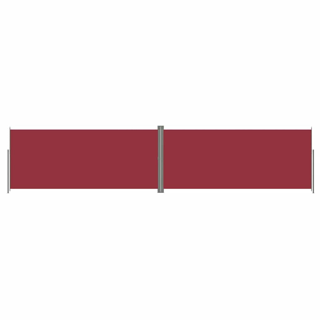 Vidaxl Toldo Lateral Retráctil Rojo 220x1000 Cm_0