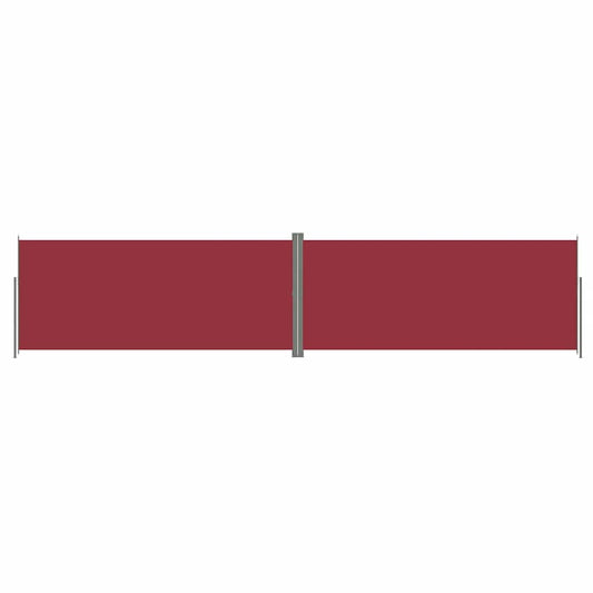 Vidaxl Toldo Lateral Retráctil Rojo 220x1000 Cm_0