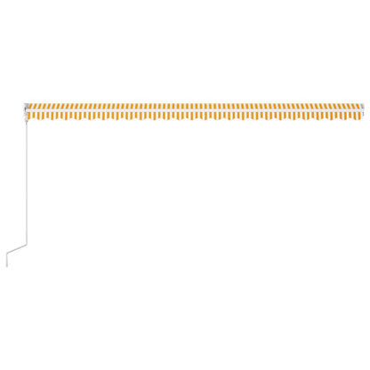 Vidaxl Toldo Automático Retráctil Amarillo Y Blanco 600x300 Cm_4