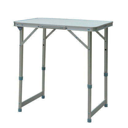 Outsunny Mesa Plegable Como Una Maleta Para Playa Camping 60x45x64cm Aluminio_0