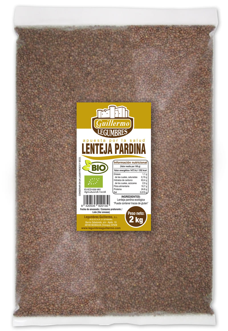 Lenteja Pardina Bio - 2 Kg_0