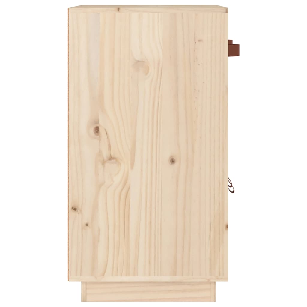 Aparador De Madera Maciza De Pino 65,5x40x75 Cm / Vetonek_5