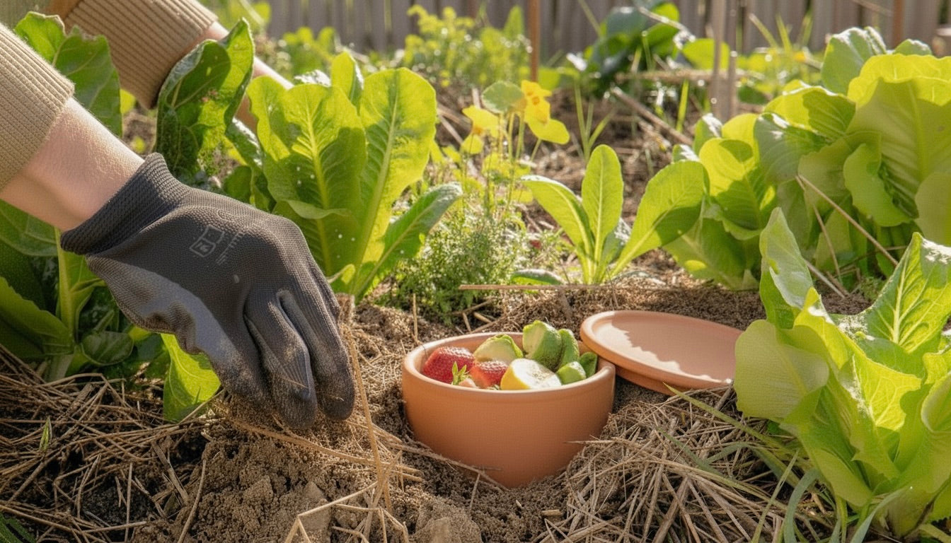 Compostador De Lombrices De Cerámica Para Residuos Orgánicos Urban Green Club - 13x13x20 Cm 2 L_3